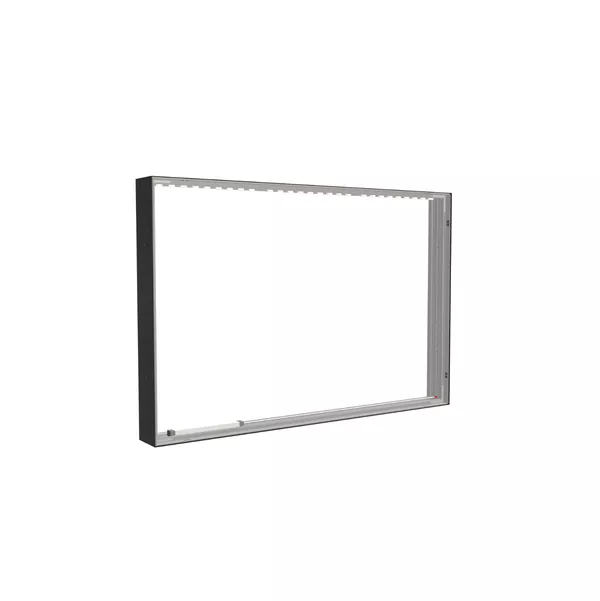 150x100cm - nadstawka ściany Modularico M150LED, profil czarny