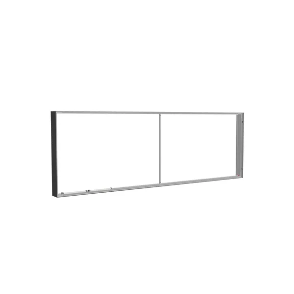 300x100cm - nadstawka ściany Modularico M150LED, profil czarny