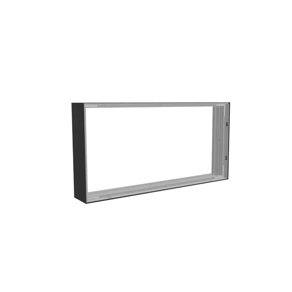 50x50cm - Wandlerweiterung Modularico M100LED, schwarzes Profil [CLONE] [CLONE] [CLONE] [CLONE]