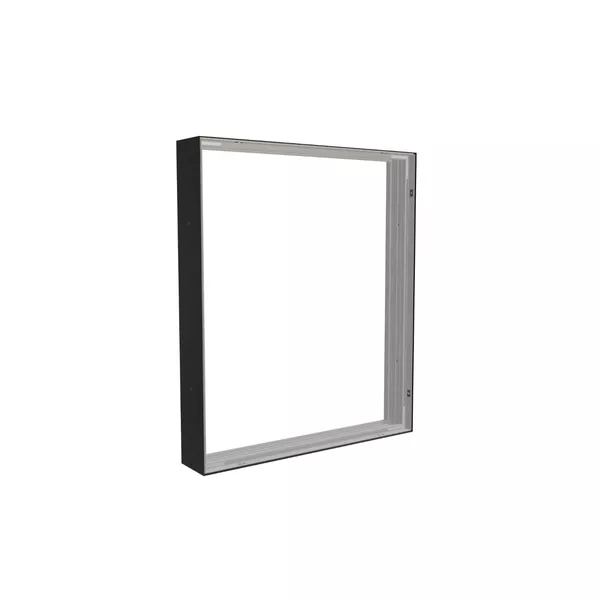 50x50cm - Wandlerweiterung Modularico M100LED, schwarzes Profil [CLONE] [CLONE] [CLONE] [CLONE]