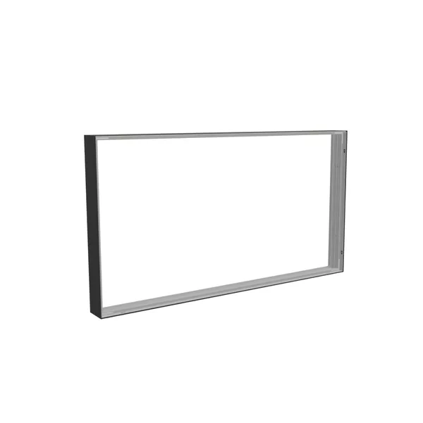 50x50cm - wall extension Modularico M100LED, black profile [CLONE] [CLONE] [CLONE] [CLONE] [CLONE] [CLONE] [CLONE]