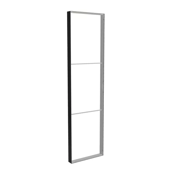 100x370cm - sufit Modularico M150, profil czarny