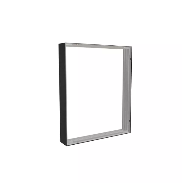 78x50cm - Modularico M100 wall with top exit above doors, black profile [CLONE] [CLONE]