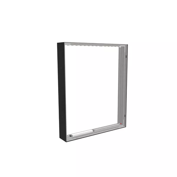 78x50cm - Modularico M100 Wand über Türen, schwarzes Profil [CLONE] [CLONE] [CLONE]