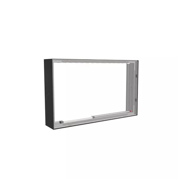 78x50cm - Modularico M100 wall with top exit above doors, black profile [CLONE] [CLONE]