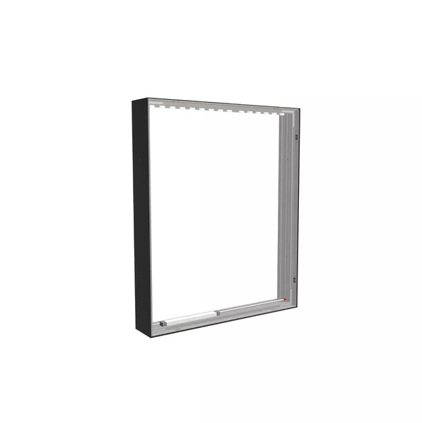 78x50cm - Modularico M100 wall with top exit above doors, black profile [CLONE] [CLONE] [CLONE]