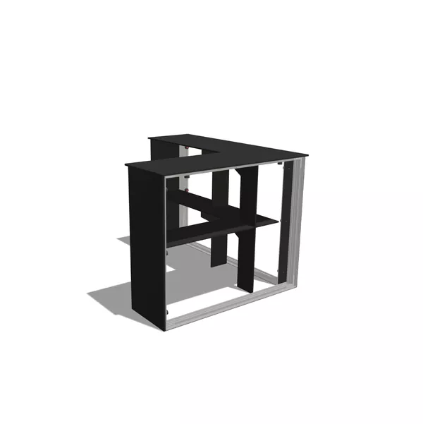 120x140x100cm - lada Modularico M100 Corner, czarna