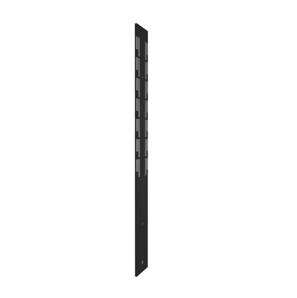 250cm - Rail latérale gauche pour étagère Faro M100, couleur noire [CLONE] [CLONE] [CLONE]