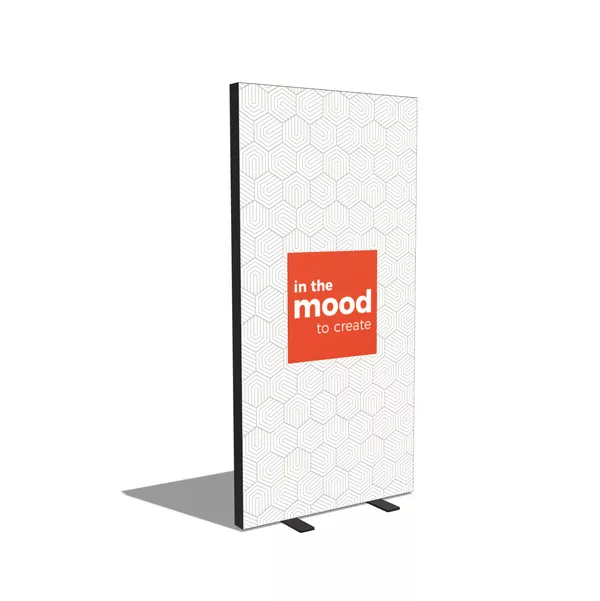 Stand publicitaire Smart Frame GO LED - 100x200 cm, graphique bilatéral Samba ST [CLONE] [CLONE] [CLONE]