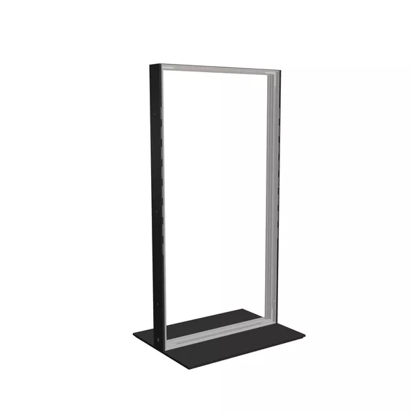 80x150cm - regał wolnostojący Faro S100, czarny