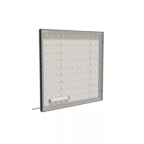 100x100cm - ścienna rama S50T podświetlenie tylne LED, profil czarny