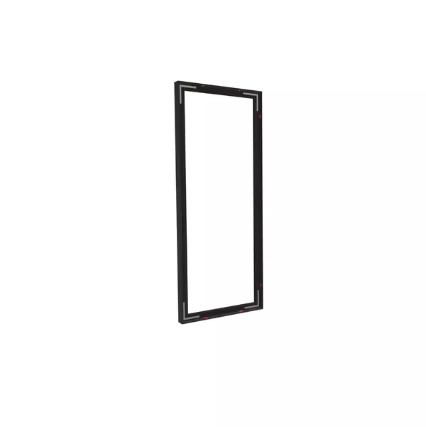 50x100cm - ściana Quadro Modularico M50, profil czarny