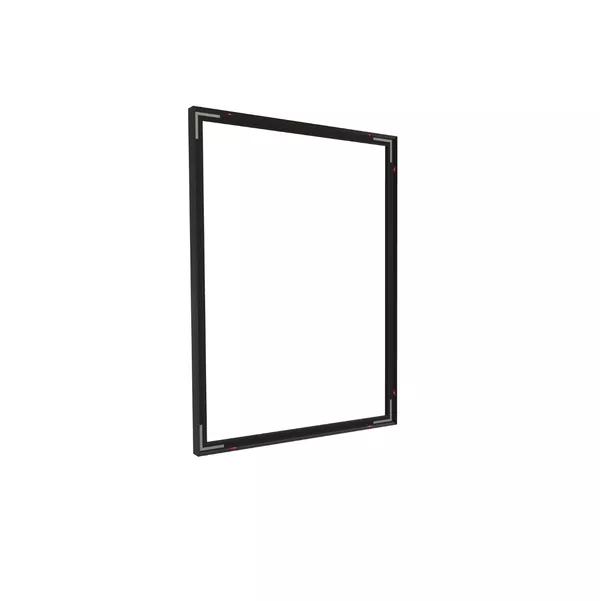 90x50cm - ściana Quadro Modularico M50, profil czarny
