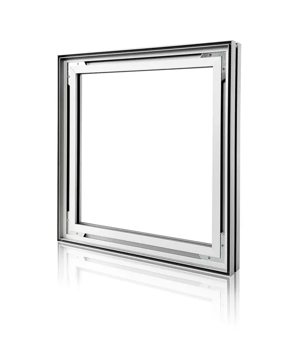 200x250cm - stojąca rama S50D, stopy standard, profil czarny