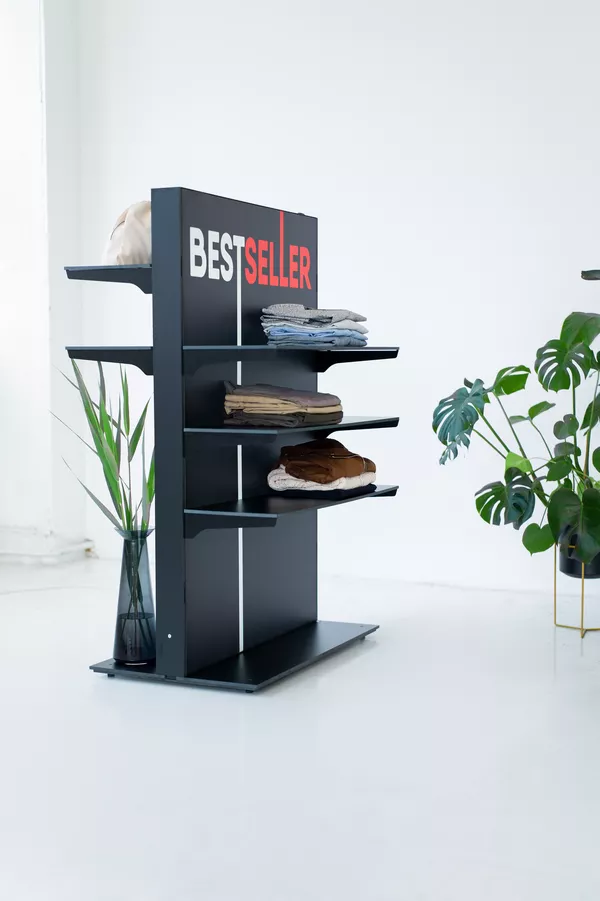 FARO detached bookcase - 100x150cm - Standard lighting, single-sided graphics SAM ST