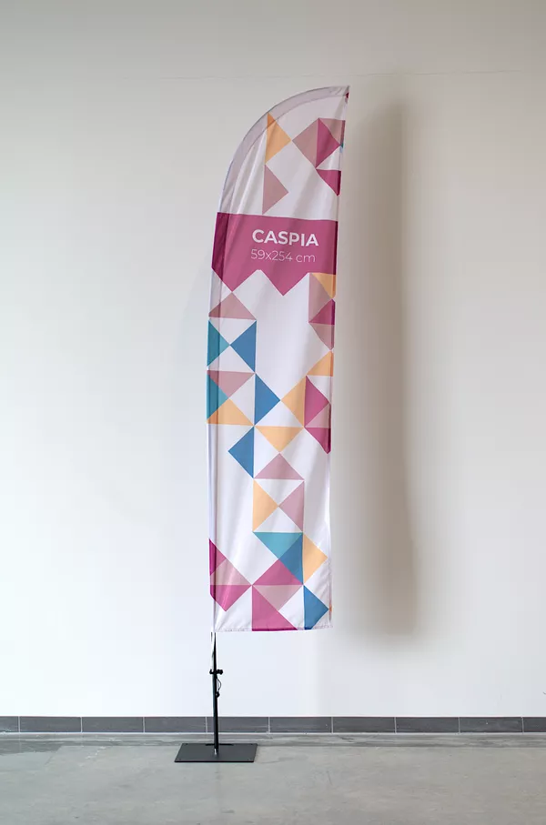 Drapeau Caspia L 80x340cm