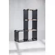 Modular Form bookcase shape L21 - 90x90x40cm - black