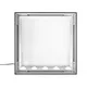 Smart Frame S100 LED-Rahmen - 100x250cm, Silbern, Edge-LED, Textilgrafik auf beiden Seiten