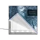 Smart Frame S100 LED-Rahmen - 70x100cm, Silbern, Edge-LED, Textilgrafik auf beiden Seiten