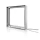 Smart Frame S100 LED-Rahmen - 100x150cm, Silbern, Edge-LED, Textilgrafik auf beiden Seiten