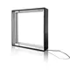 Smart Frame S100 LED frame - 100x250cm, silver, edge LED, textile graphics on both sides