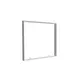 100x100cm - ścienna rama S100 LED, profil biały