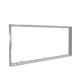 200x100cm - rama outdoor F120 LED, profil srebrny