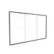 390x250cm - ściana standardowa Modularico M50, profil czarny 390x250cm - ściana standardowa Modularico M50, profil czarny
