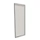 88x250cm - Standardwand mit oberem Ausgang Modularico M50LED, schwarzes Profil