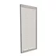 100x250cm - vordere Deckenwand Modularico M50LED, schwarzes Profil