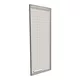 88x250cm - Standardwand Modularico M50LED, schwarzes Profil