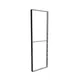 80x250cm - standard wall with upper exit Modularico M100LED, black profile