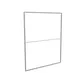 Wandrahmen S25 200x250 cm, Silbernes Profil