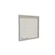 100x100cm - ścienna rama S50T LED, profil srebrny