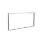 200x100cm - ścienna rama S100 LED, profil srebrny