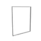 200x250cm - ścienna rama S100T LED, profil srebrny