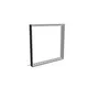 100x100cm - ścienna rama S100T LED, profil czarny