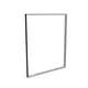 200x250cm - ścienna rama S100T LED, profil czarny