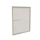 200x250cm - Wandrahmen S50T LED, silbernes Profil, DECO D1 Eichenrahmen