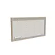 200x100cm - ścienna rama S50T LED, profil srebrny, ramka DECO D2 Dąb