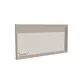 200x100cm - ścienna rama S100T LED tylne, profil srebrny, ramka DECO D2 Dąb