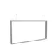 200x100cm - podwieszana na linkach rama S100D LED, profil srebrny