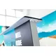 Smart Frame GO LED counter, double-sided graphics on Samba ST fabric