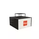 130x130x70cm - regał Podium, 2x Smart Frame S50T LED,2x szafka, nadstawka Modular Cube