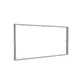 200x100cm - Outdoor S100 LED-Rahmen, silbernes Profil