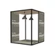 Modular Room Box, 200x200x250cm, rama podstawowa, podłoga systemowa, 2x ściana M50, sufit Panel Lamel, 2x lampa okrągła