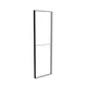 78x250cm - ściana standardowa z wyjściem górnym Modularico M100, profil czarny