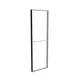 80x250cm - ściana standardowa z wyjściem górnym Modularico M100, profil czarny