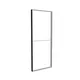 100x250cm - ściana frontowa sufitu Modularico M100, profil czarny