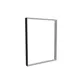 100x125cm - ściana Quadro Modularico M100LED, profil czarny